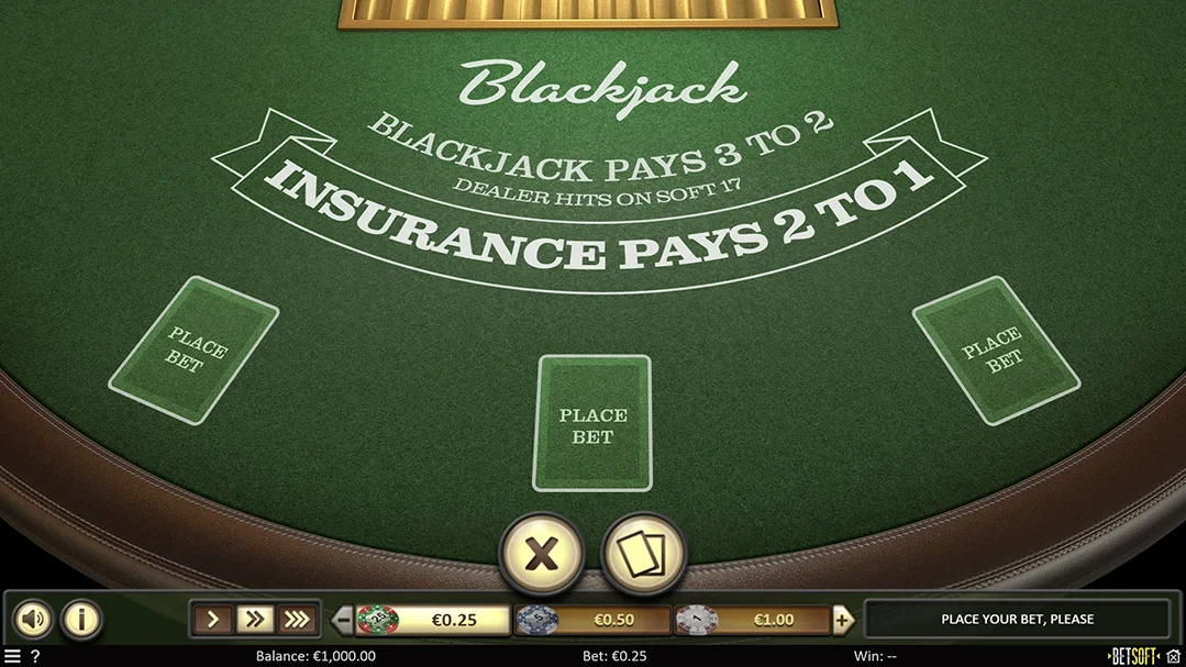 How to play American Blackjack Betsoft Gaming