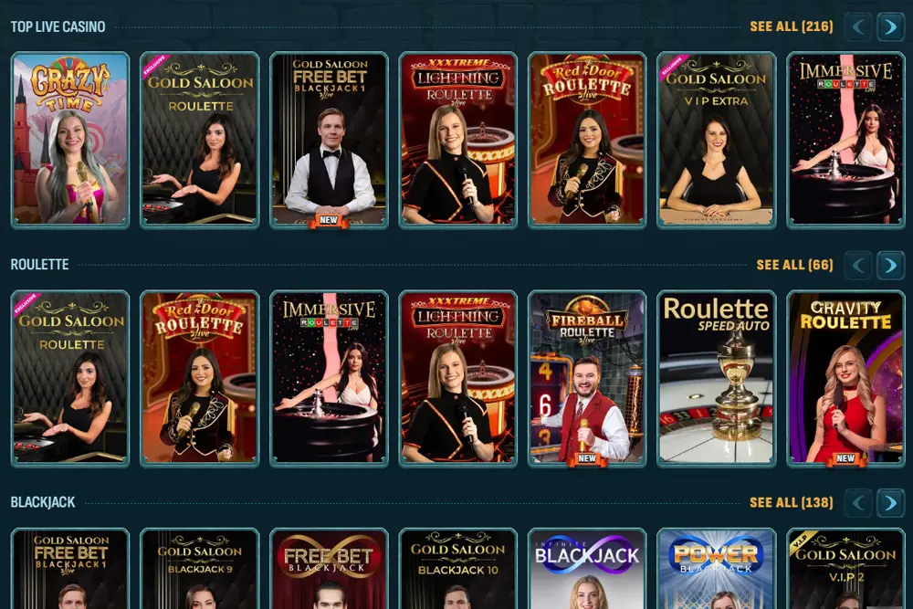 Play Live Casino Game at Larabet