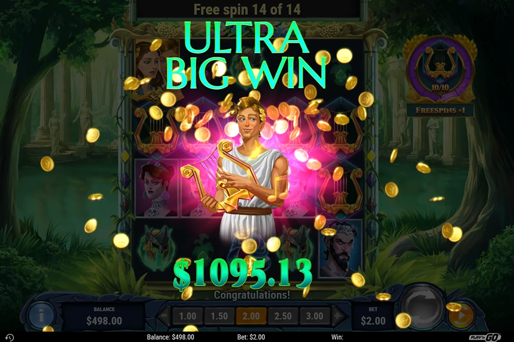 Winning combinaison on a slot machine Lucky 31 Casino