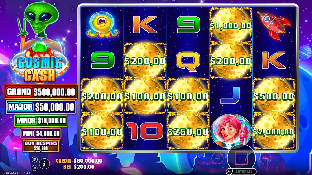 Cosmic Cash Online Slot machine