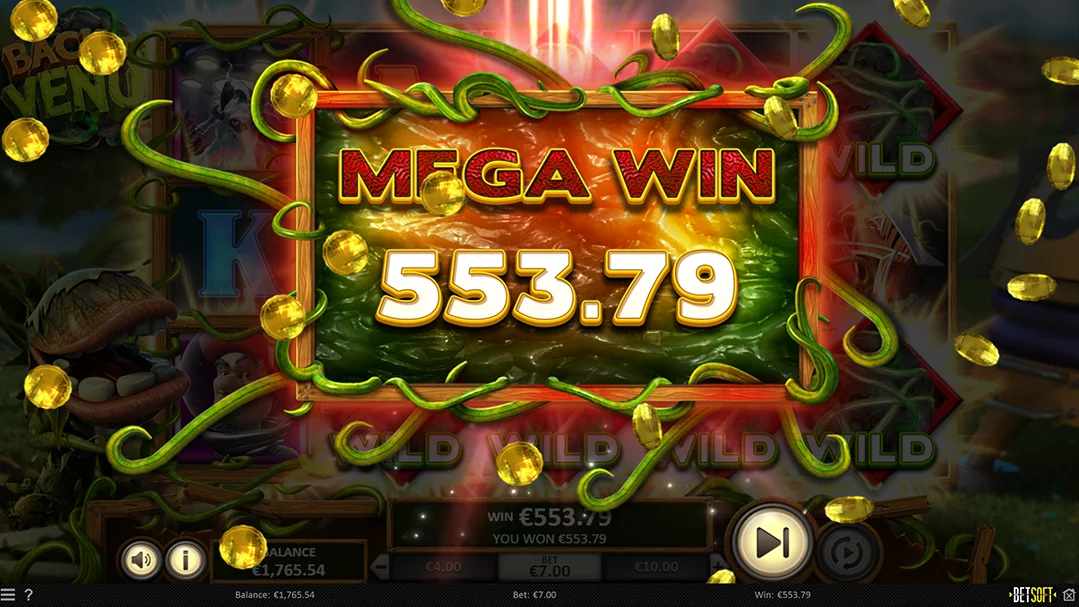 MEGAWIN Bonus Online Slot Back To Venus Betsoft Gaming