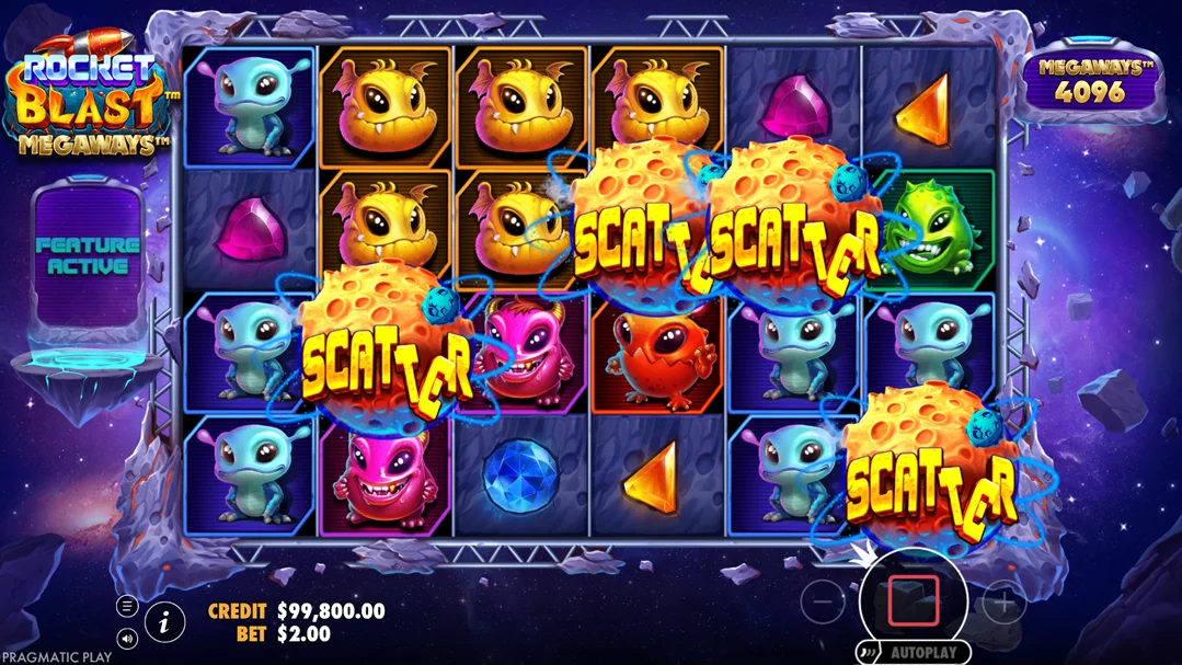 Rocket Blast Megaways Online slot machine