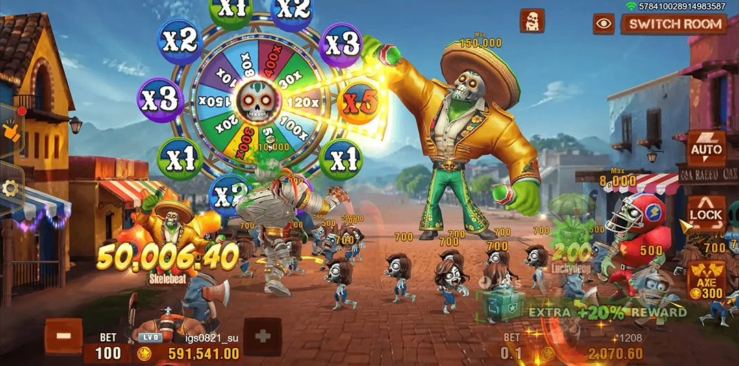 Bonus Casino Game Shooting Arcade Game