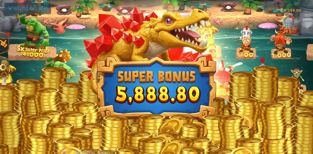 Gameplay Ocean Hunter Shoot and Win Arcade Casino Game