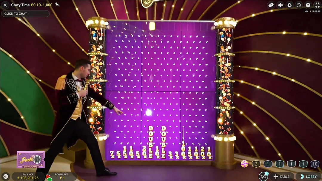 Crazy Time Live Game Casino Show - Play and win !