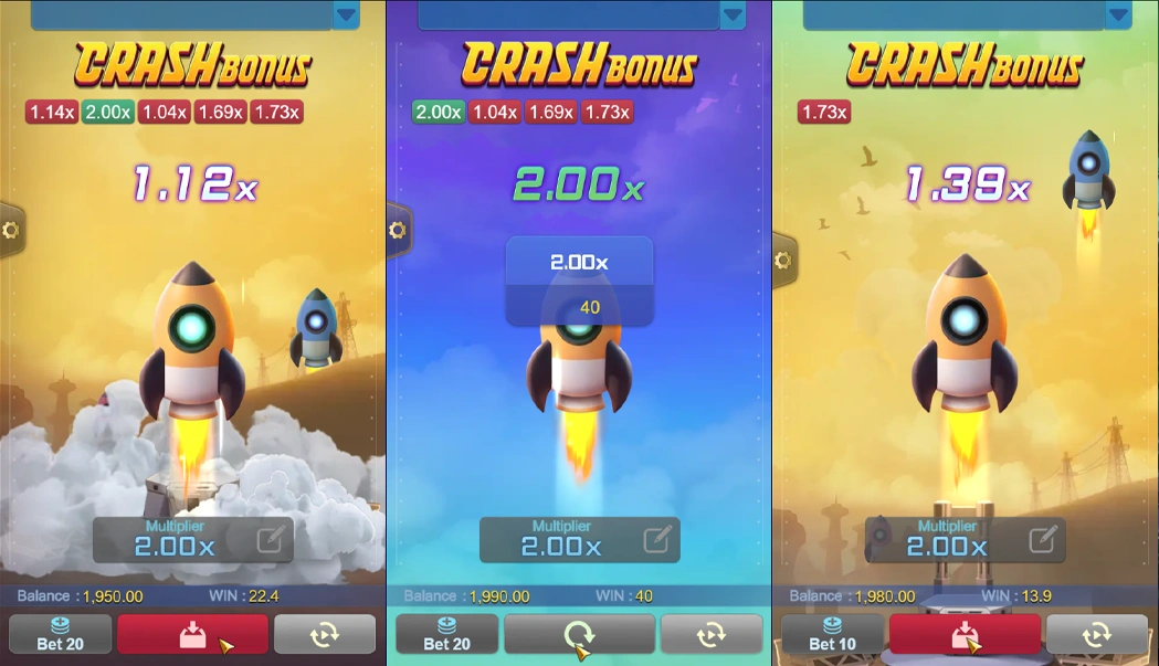 Crash Game Bonus Crash TaDa Gaming gameplay