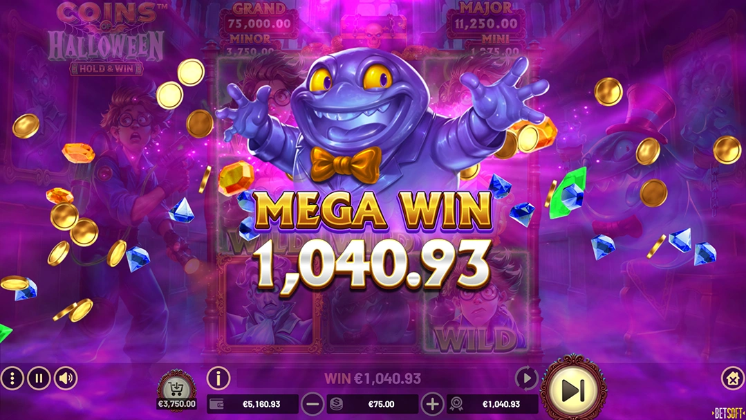 Win the Jackpot and play Halloween Slot