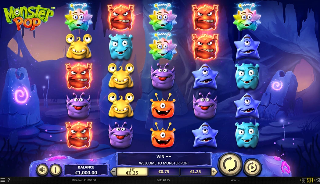 Monster Pop slot gameplay: how to play casino game