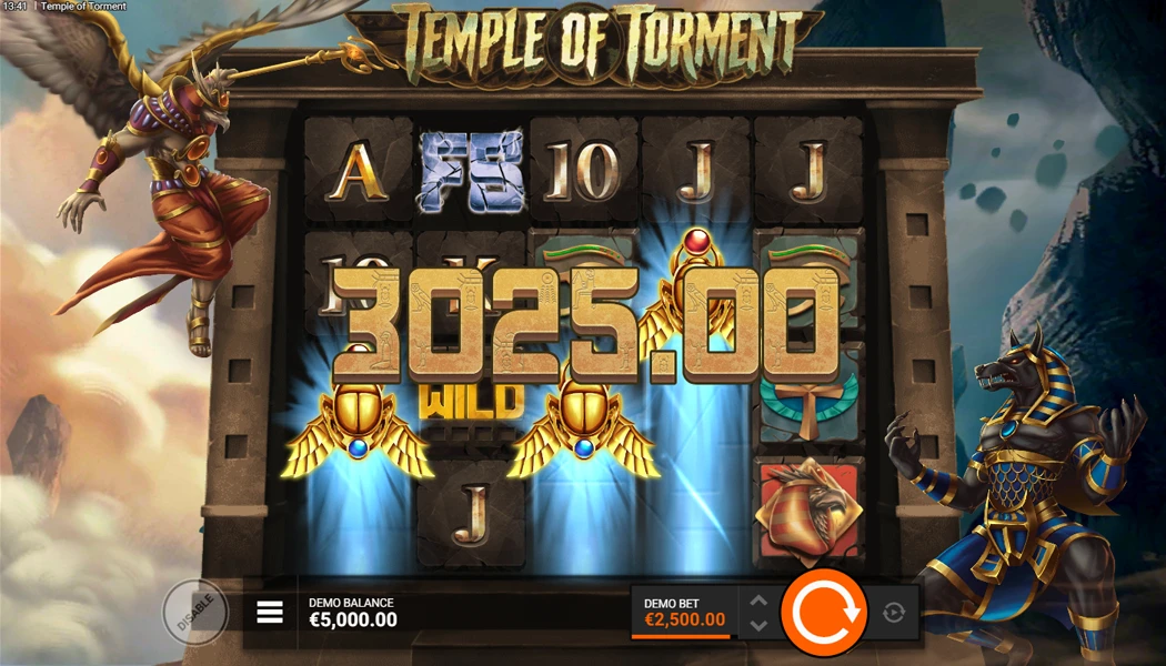 Win Big Money with Bonus in Temple of Torment Slot Machine