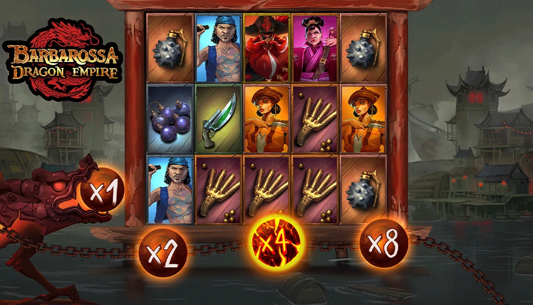 Barbarossa Dragon Empire Gameplay loop and Winning bonus