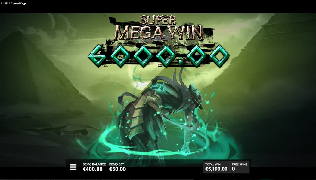 Big Win Cursed Crypt Slot Machine