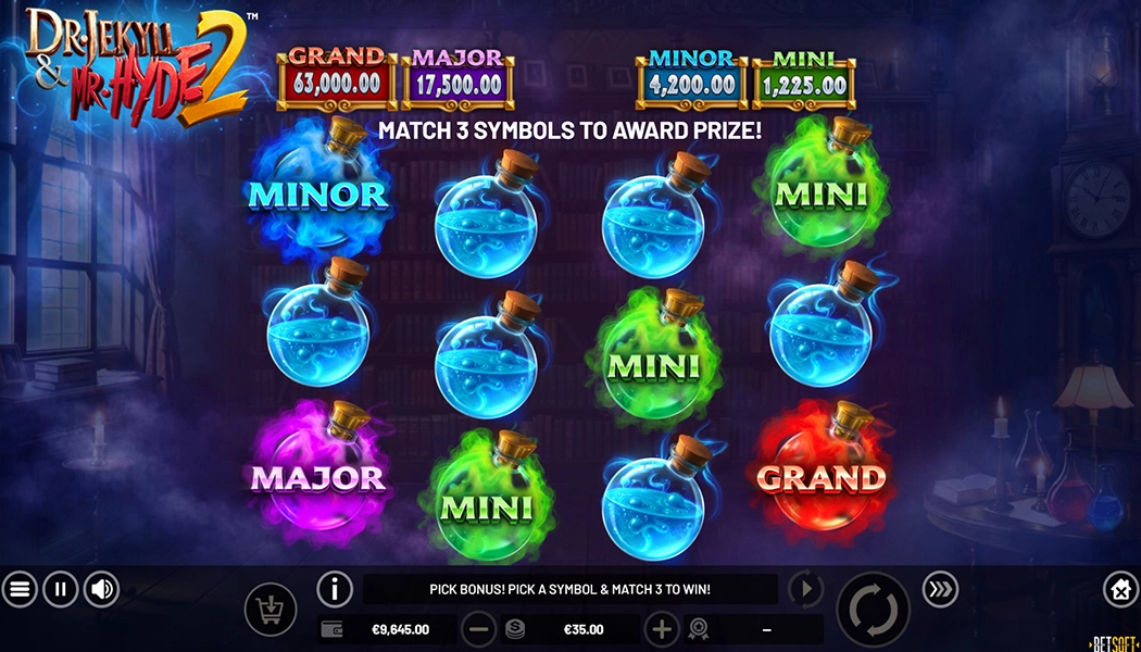 Dr Jekyll & Mr Hyde 2 Bonus Casino Game