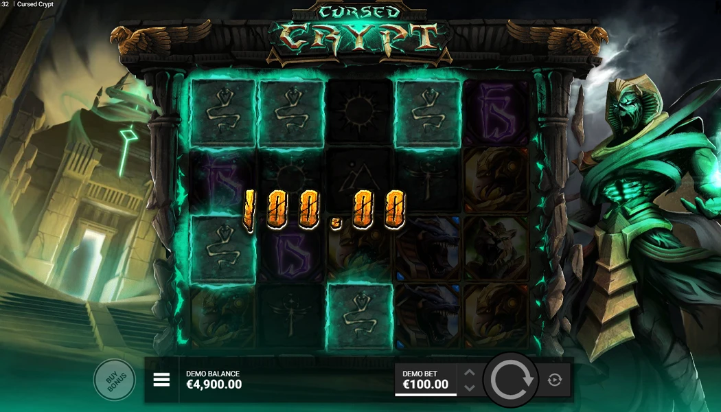 Gameplay Cursed Crypt Slot By Hacksaw Gaming