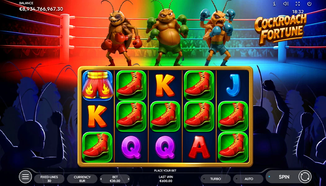 Online slot Cockroach Fortune Gameplay