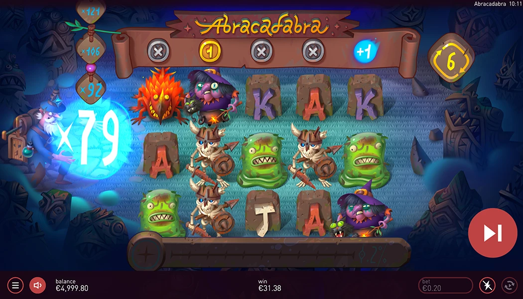 Peter and Sons Abrakadabra Slot gameplay