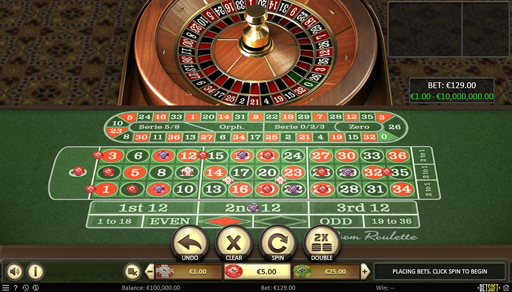 Bet on Zoom Roulette, Casino Table Game Betsoft Gaming
