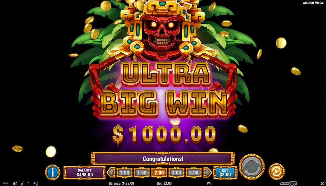 Big Win Jackpot Slot Wheel of Mictlan Play'n Go