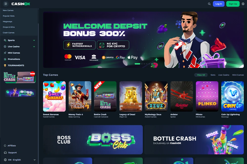 CasinOK: Bonus and Promotion, Play Slots and Table Games 