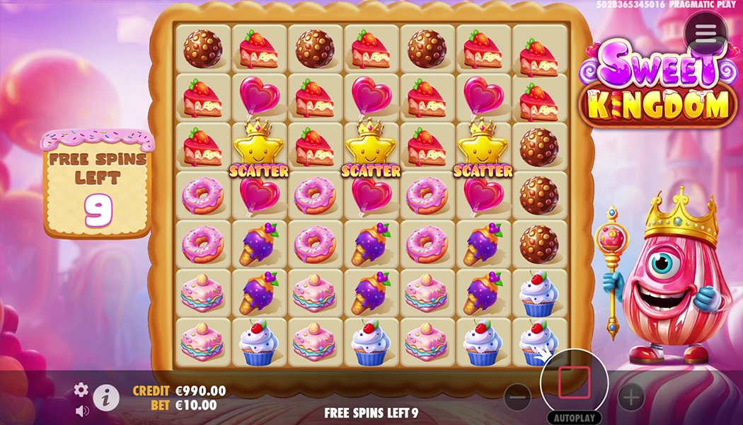 Gameplay and Bonuses From the Sweet Kingdom Slot by Pragmatic Play