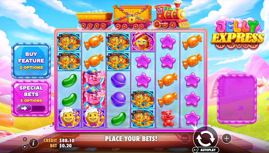 Base Game Slot Bonus Jelly Express by Pragmatic Play