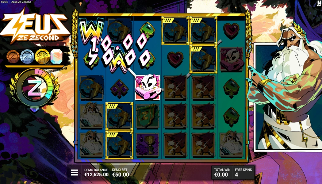 Gameplay Zeus Ze Zecond Slot By Hacksaw Gaming