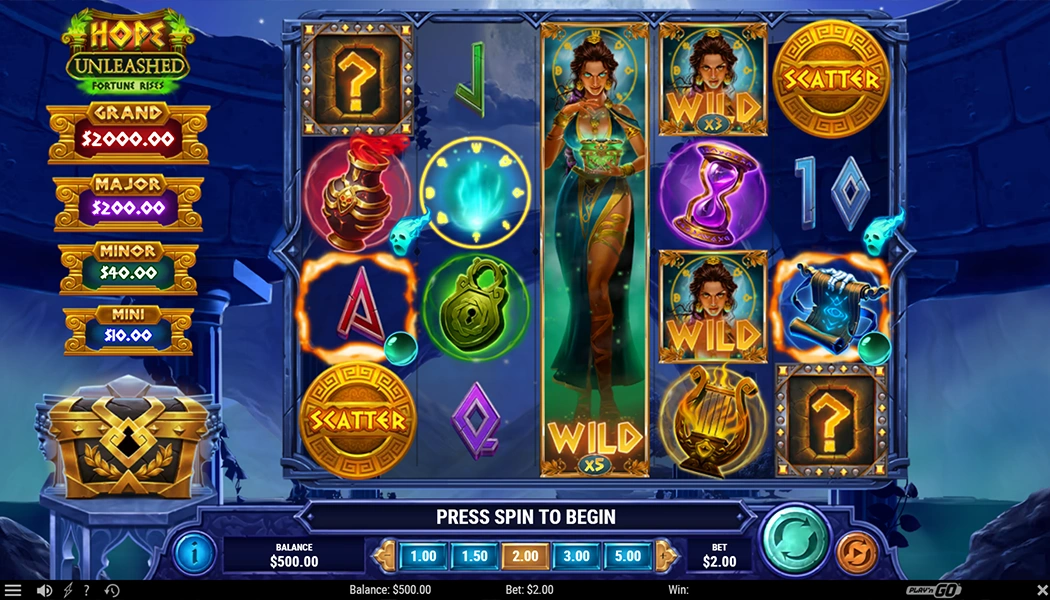 Gameplay Hope Unleashed Fortune Rise Slot by Play'n Go