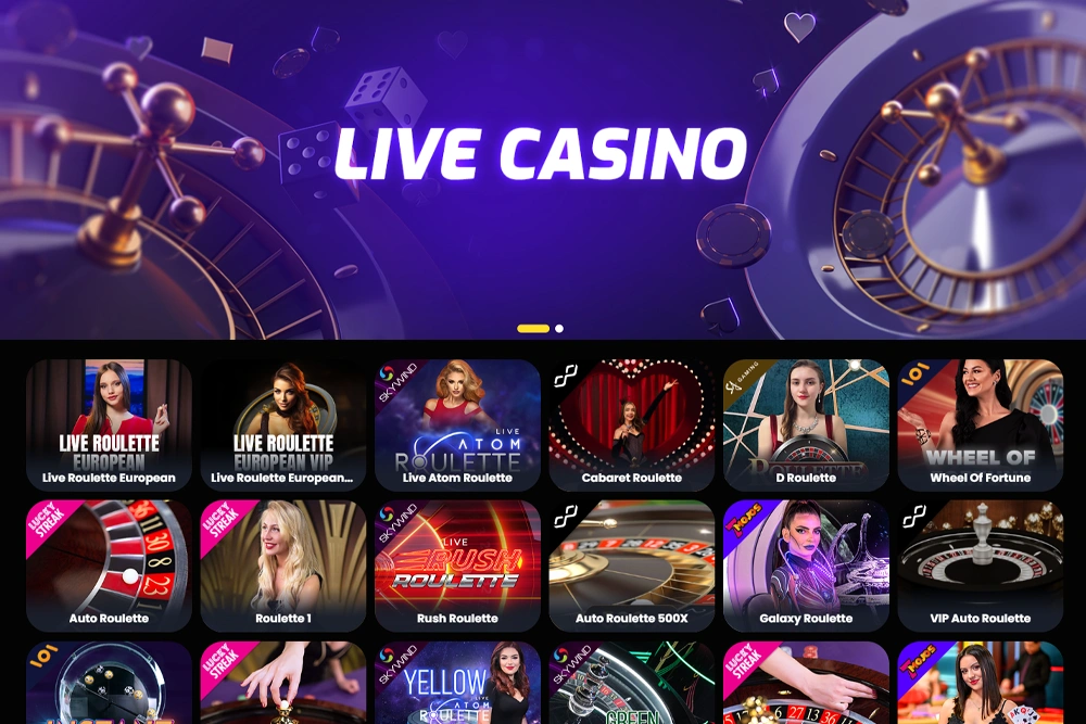 Live Casino Games Cosmobet Casino