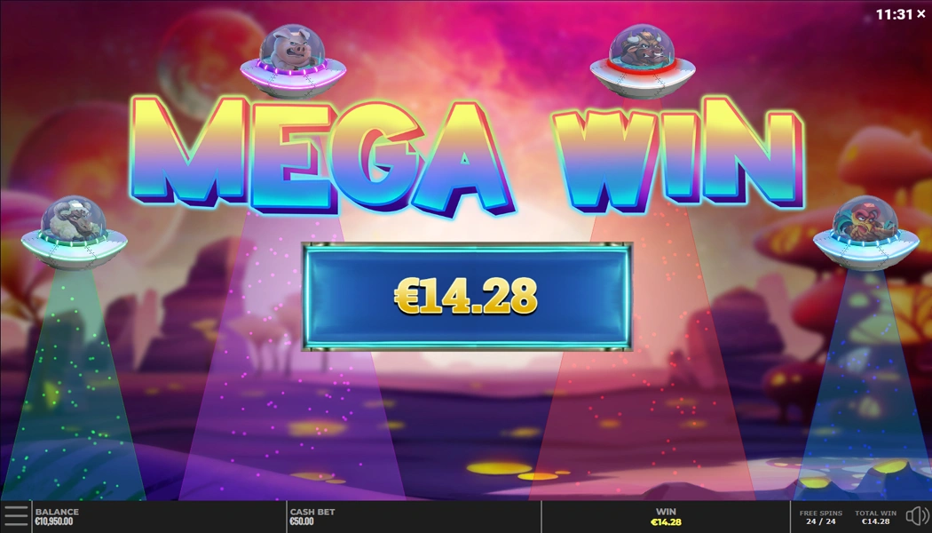 Mega Win Bonus Gigablox Slot Giganimals by Yggdrasil Gaming