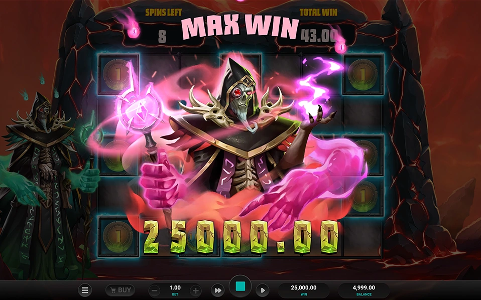 Mega Win Jackpot Slot Necromancer's Gate