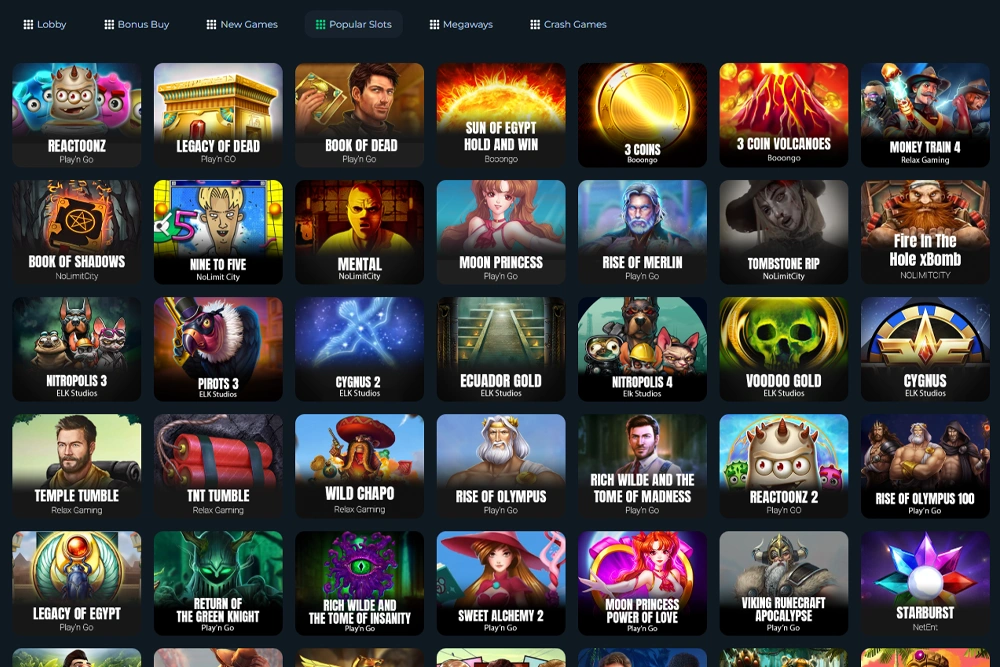 Casino Games CasinOK: Slots, Tables Games, Live Games