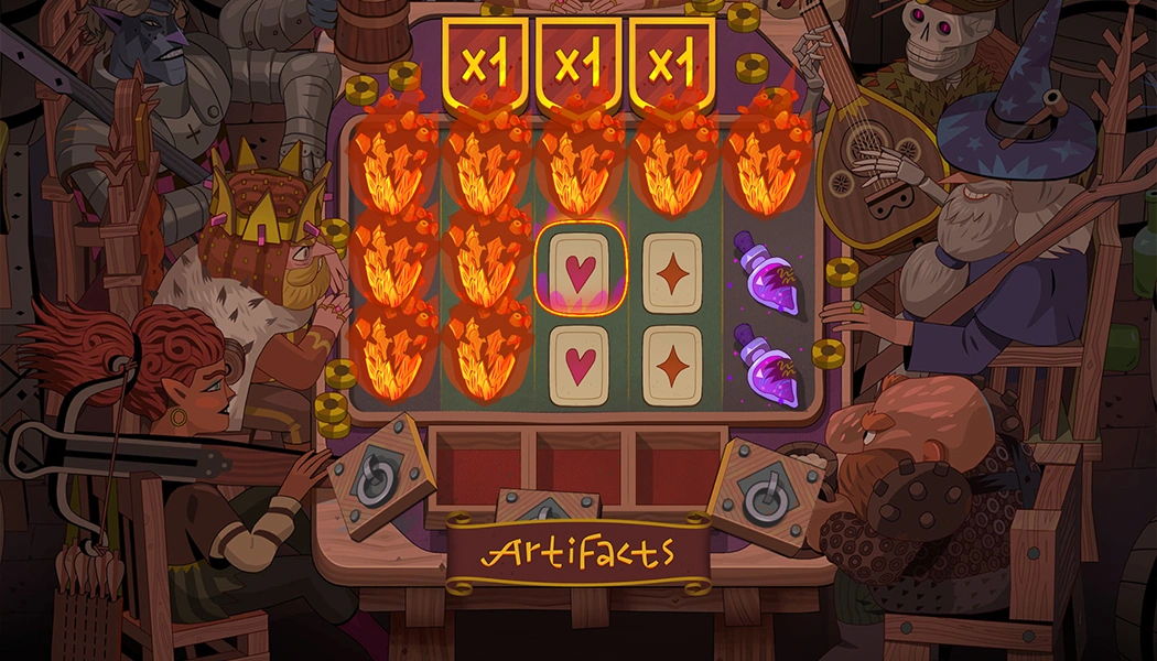 Regular win Artifacts Slot Machine by Peter and Sons