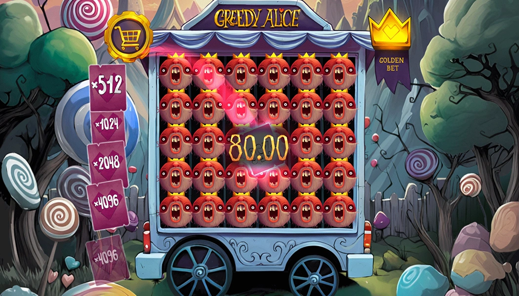 Bonus feature Greedy Alice Slot Machine Casino Game