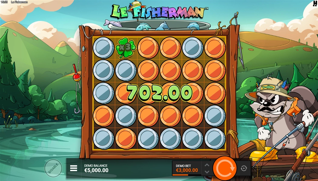 Le Fisherman Slot Win combinaison