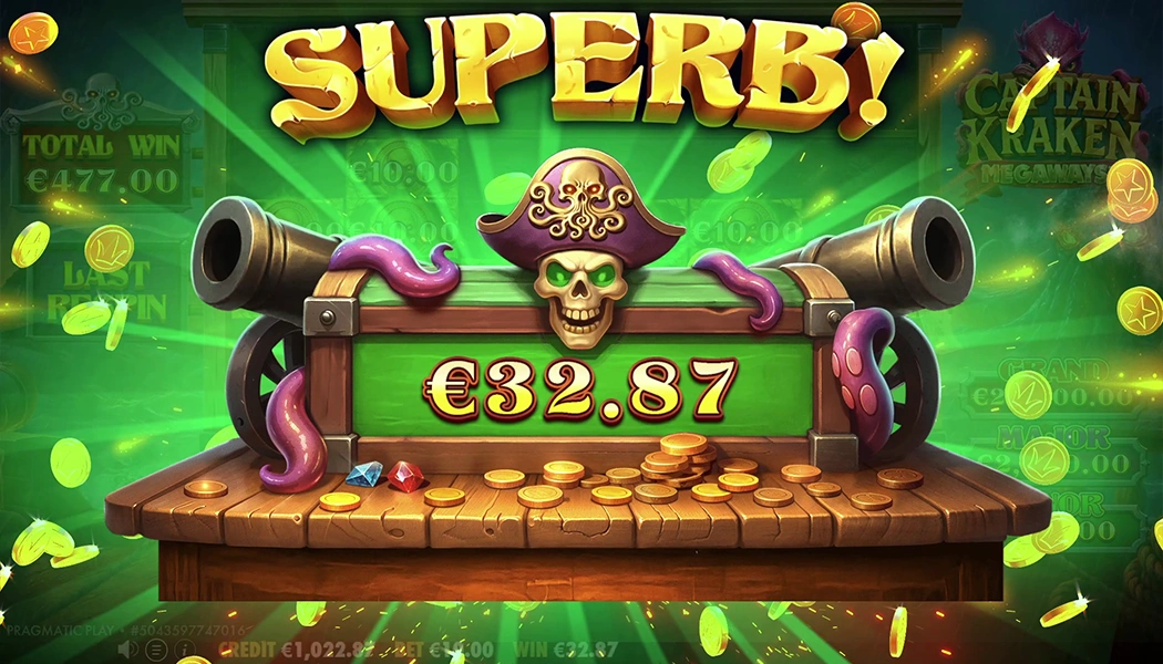Captain Kraken Megaways Money Respins modifiers Hold and Win bonus