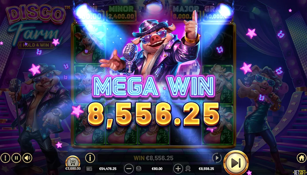 Disco Farm Hold and Win big win expanding grid Grand jackpot