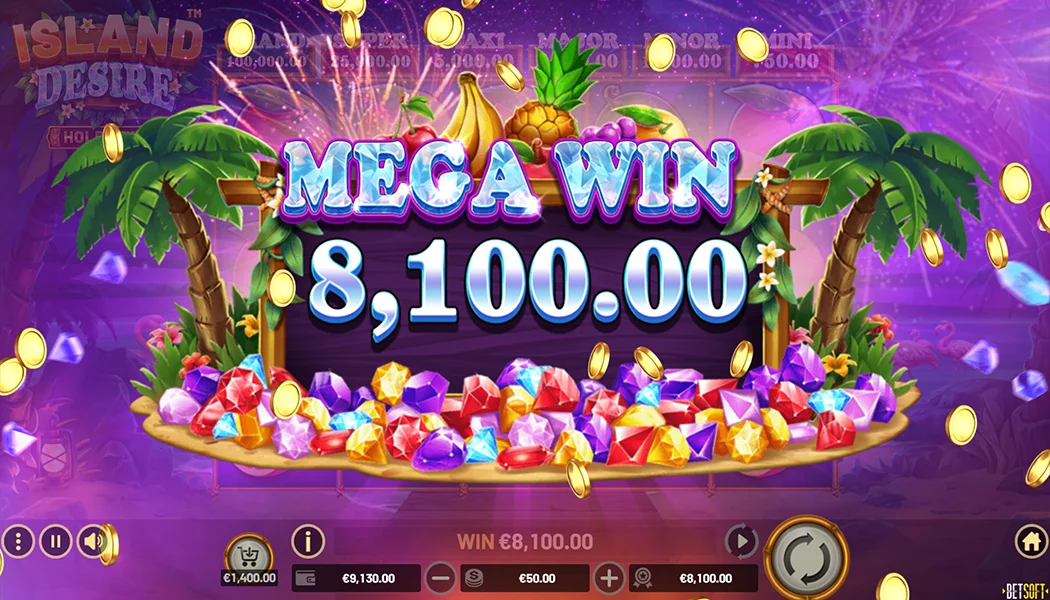 Island Desire Hold and Win big win Ultra prize Wild Reel multiplier