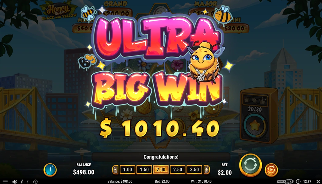 Jackpot Win Casino Slot Honey Rush