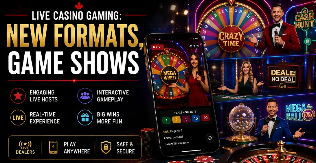 Live Casino Gaming Grows With New Formats & Game Shows