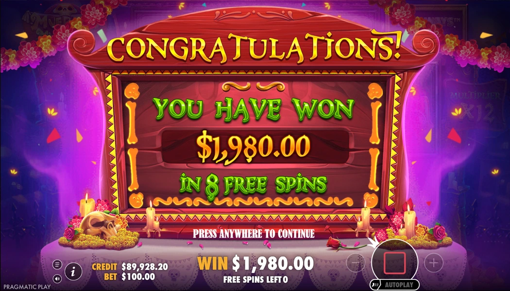 Muertos Multiplier Megaways big win compounding Wild multiplier