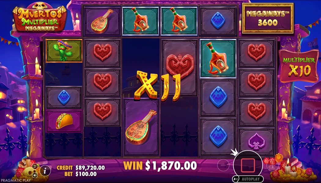 Muertos Multiplier Megaways Free Spins compounding multiplier meter