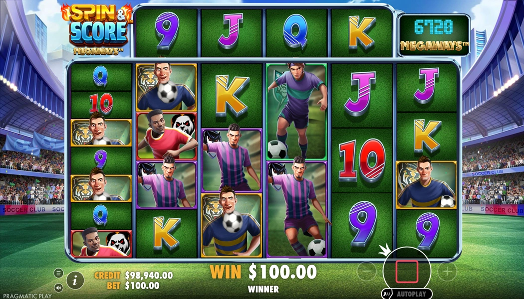 Spin Score Megaways Free Spins progressive multiplier Big Wild