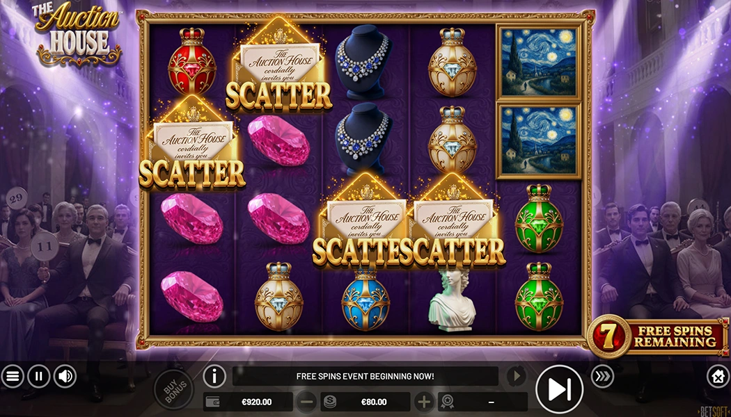 Free Spins Bonus The Auction House Slot Game