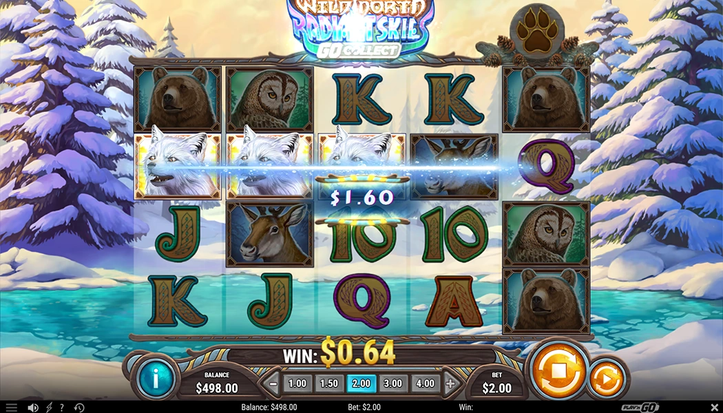 Wild North Radiant Skies GO Collect Northern Lights bonus feature