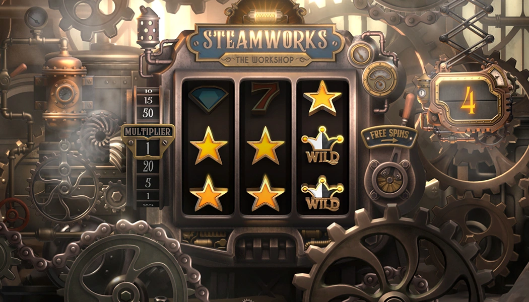Winning Combinaison Steamworks Slot 