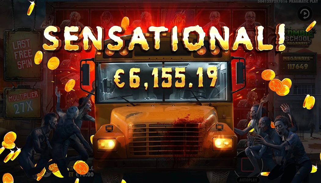 Zombie School Megaways Super Free Spins persistent multiplier big win