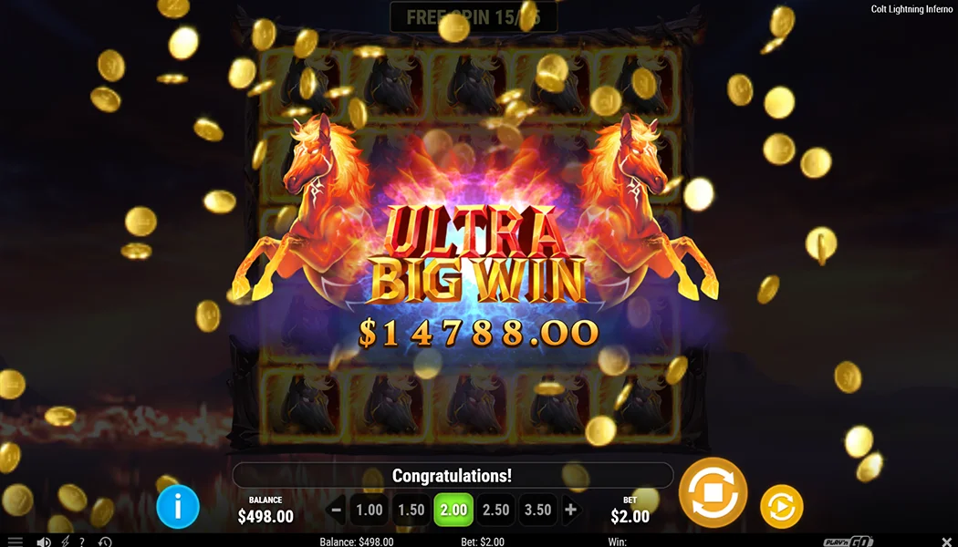 Colt Lightning Inferno 50000x max win Fire Free Spins Fire Colts