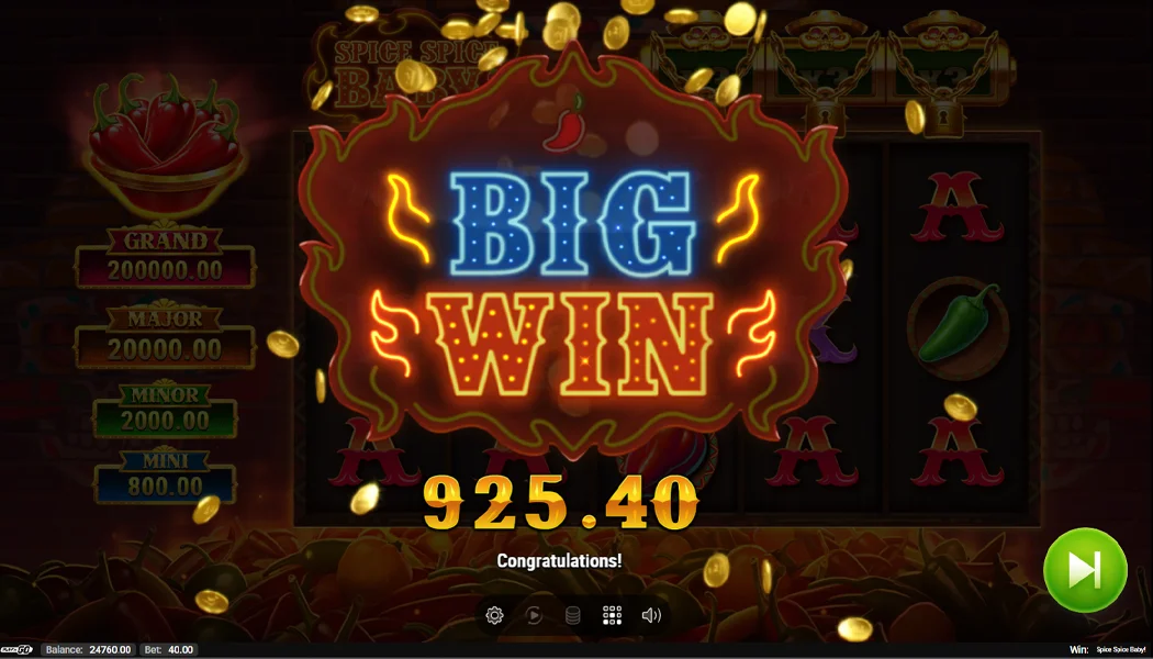 Spice Spice Baby big win Grand Prize 5000x Multiplier Wheels