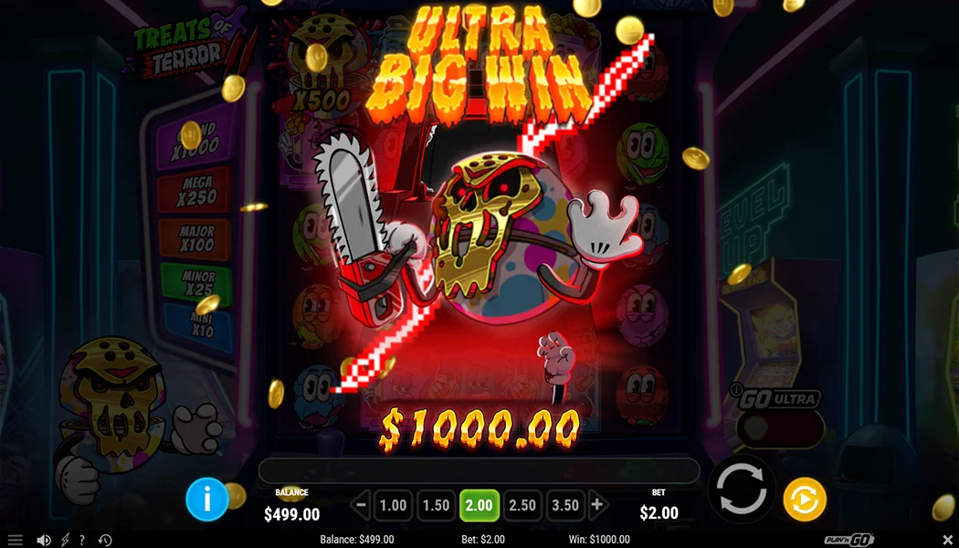 Treats of Terror II big win Stage 4 x10 multiplier Gobstopper
