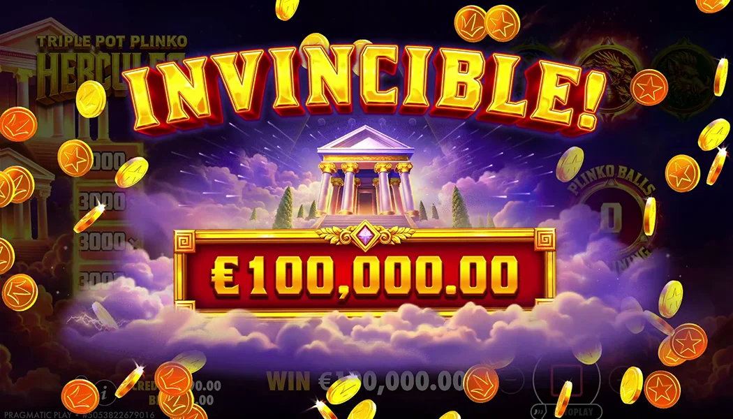 Triple Pot Plinko Hercules big win 30 balls triple modifier Plinko