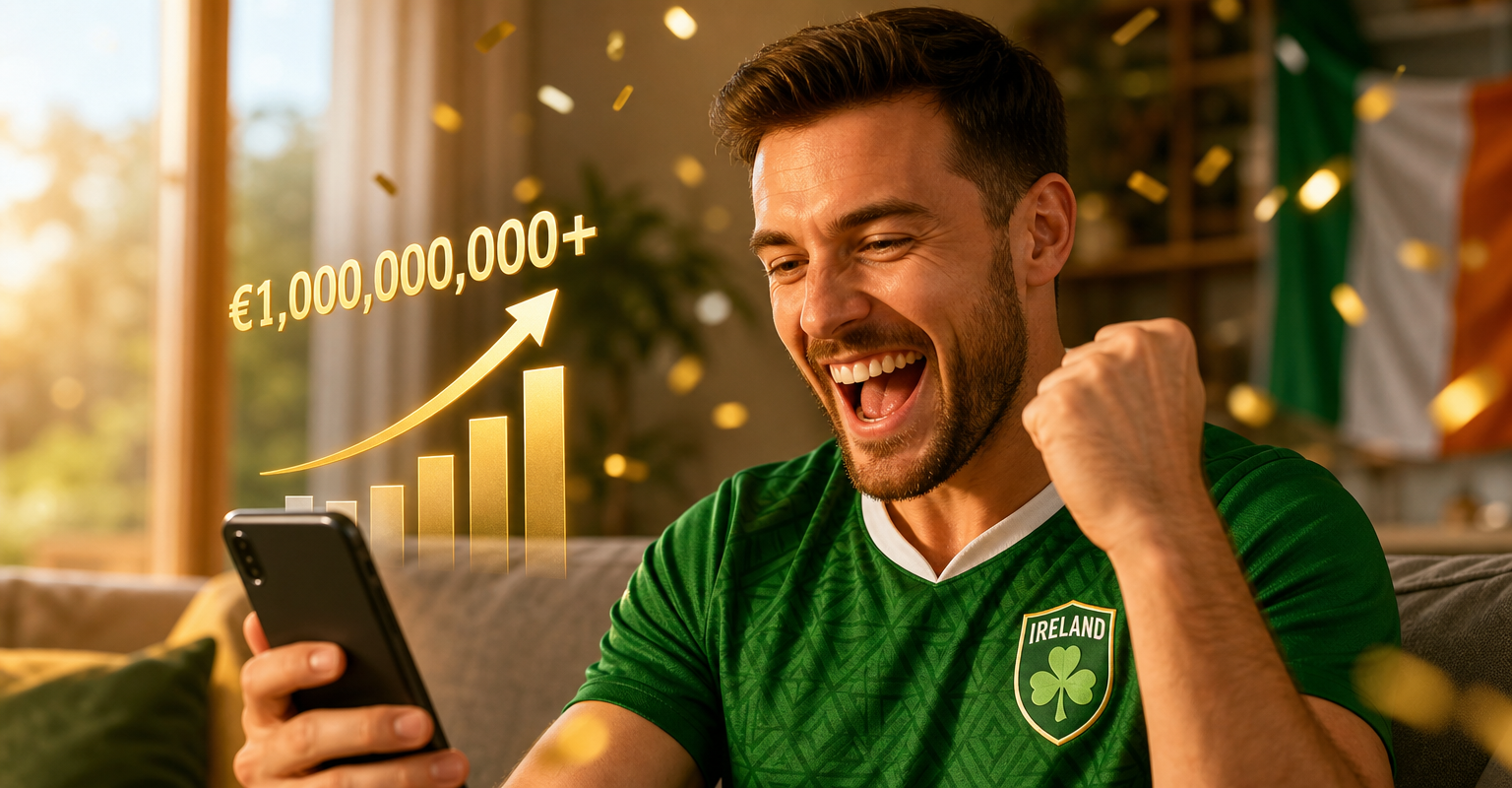 Irish Online Betting Hits €1 Billion Quarterly Milestone